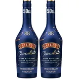 Baileys Chocolate, Irish Cream mit Belgischer Schokolade, Cremiger Schokoladenlikör, Liqueur mit Schokoladengeschmack, für Cocktails und Desserts, 15,7% Vol, 500ml Einzelflasche (Packung mit 2)