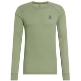 Odlo Herren Funktionsunterwäsche Langarm Shirt ACTIVE WARM ECO, matte green, XS