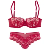 S.Oliver Set: Schalen-BH Damen rot-rose Gr.75C