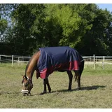 EQUITHÈME „TYREX 1200 D“ Regendecke Weidedecke, 50 g 6`9"-205/155 cm - Blau