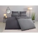 Tom Tailor Bettwäsche »Henry« 3 tlg. Bettwäsche aus Baumwolle, mit GRATIS-Zugabe: Sporthandtuch 12801127-0 grau-anthrazit 1 Stk.,