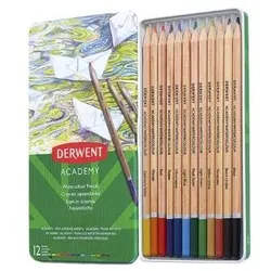 DERWENT 12er-Set Aquarellstifte »Academy«