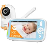 NWOUIIAY Babyphone mit Kamera 3,5 Zoll Baby Monitor 720p Baby Phone Digitalzoom Zwei-Wege-Audio VOX-Modus Nachtsicht Temperaturüberwachung Schlaflied Wecker