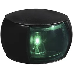 Hellamarine Navi LED Steuerbord - schwarz