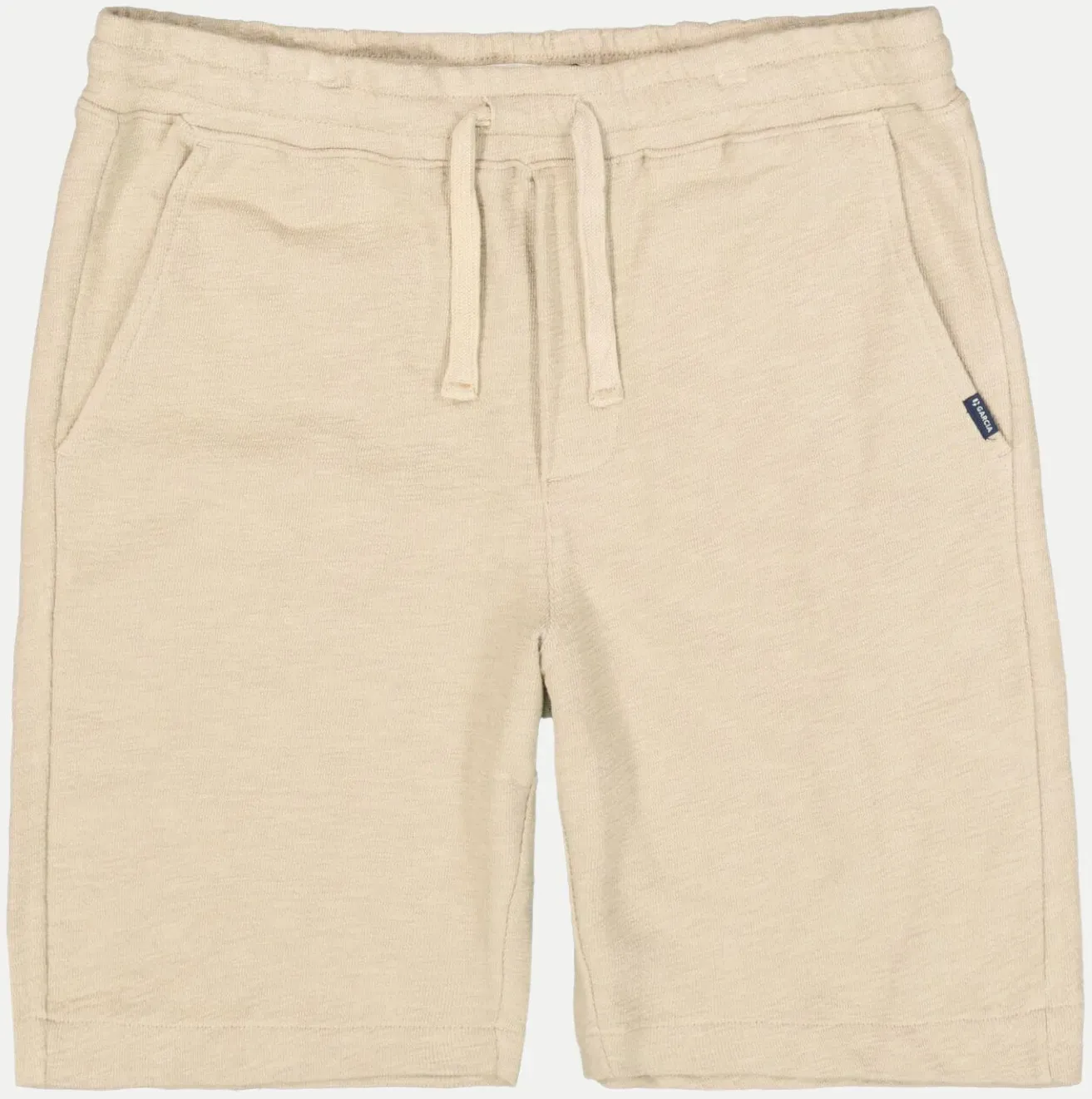 Jersey Shorts mit Gummibund Beige S