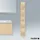 Duravit L-Cube Regalelement vertikal, 5 Fächer, 180x180x1400mm, LC120607171,