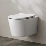 Kronenbach Tube Wand-WC mit WC-Sitz Weiß