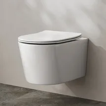 Kronenbach Tube Wand-WC mit WC-Sitz Weiß