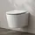 Kronenbach Tube Wand-WC mit WC-Sitz Weiß