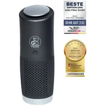 toGo Filter Akku-Luftreiniger tragbar (schwarz)