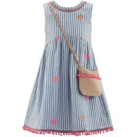 happy girls Kleid mit Umhängetasche Bleu, 110