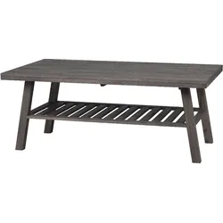 Couchtisch Brooklyn, Eiche, 130x75x52cm, Eiche Dunkelbraun