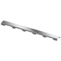 TECE Drainline Designrost "steel II" gerade Edelstahl poliert