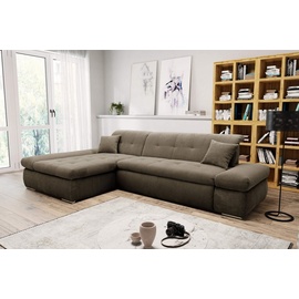 Domo Collection Moric Schlafsofa B/T/H 300/172/80 cm, auch in Cord, L-Form«, braun
