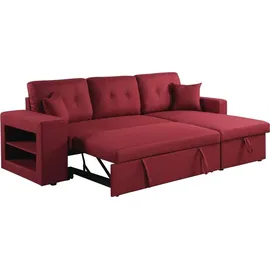 Habitat et Jardin Ecksofa axel Rot/Gelb