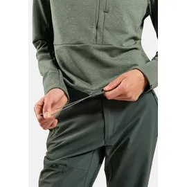 Odlo Grid Fleece mit Halbem Reißverschluss Shadow Melange M