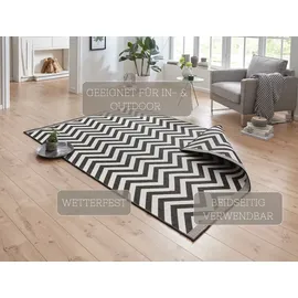 Northrugs Palma Wendeteppich 200 x 290 cm schwarz