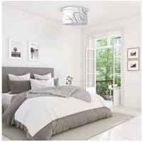 Paco Home Deckenlampe Wohnzimmer Pendelleuchte Esstisch Lampenschirm Stoff Modern