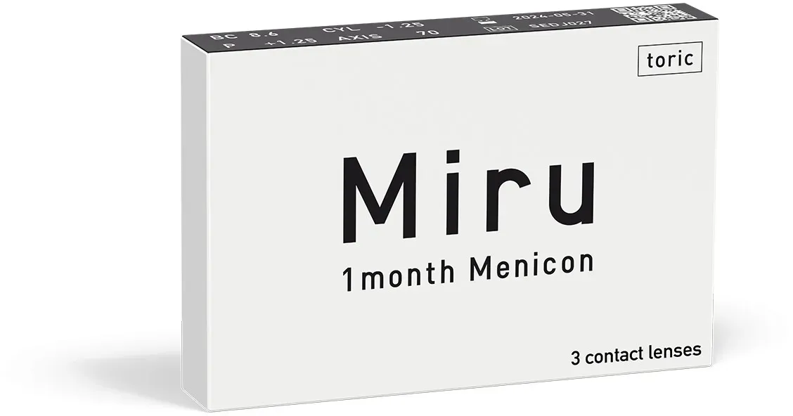 Miru 1month torisch 3er - DIA:14.00 BC:8.60 SPH:-3.00 CYL:-1.75 AX:170