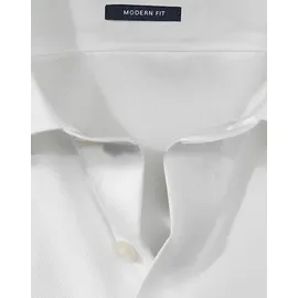 Olymp Businesshemd "Luxor modern fit", Herren, Gr. 47, N-Gr, beige (hellbeige), Web, Obermaterial: 100% Baumwolle, Hemden