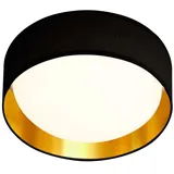 Searchlight LED Deckenleuchte, Stahl Weiß Schwarz