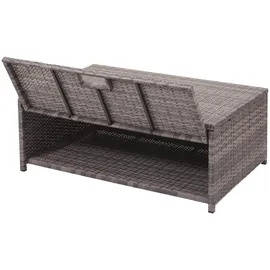 Mendler HWC-J34 Pollyrattan Lounge-Set grau