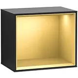 Villeroy & Boch Villeroy und Boch Finion Regalmodul G590HFPD 41,8x35,6cm, Ladestation, Emotion, Regal Gold Matt, Black matt lacquer