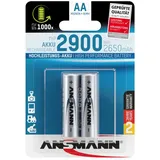 Ansmann 1311-0014 NiMH 1.2V MIGNON AA AKKU 2900 Akkus, NiMH, 1.2 Volt, 2650 mAh 2 Stück