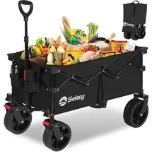 Sekey Bollerwagen Faltbar schwarz