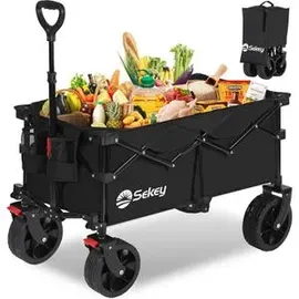 Sekey Bollerwagen Faltbar schwarz