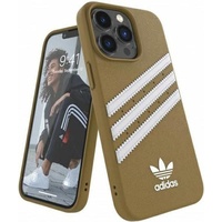 adidas OR Molded PU iPhone 13 Pro Max 6.7 quot; beige gold (iPhone 13 Pro Max), Smartphone Hülle, Gold