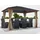 Konifera Pavillon Samos 3 x 4 m Braun