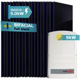 sunniva 9.0 kW Bifacial 500 W inkl. SolarEdge SE9K Wechselrichter