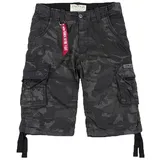 Alpha Industries Jet Shorts black camo, 33