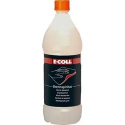 Brennspiritus silikonfrei, Ethylalkohol, 94% Vol. 1L Flasche - farblos