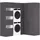 OPTIFIT Waschsäulen-Set Kiel420 213,2x150 x210 x57,1 cm Anthrazit Matt