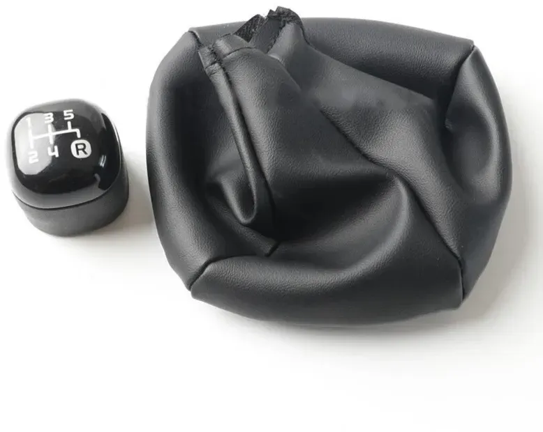Schalthebelknauf mit Manschette aus Kunstleder für FIAT Panda III 5 Gänge OEM 502942700
