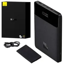 Baseus Blade 20000 mAh 100 W, 74 Wh), Powerbank, 20.000mAh, 2x USB + 2x USB-C, 100W, schwarz