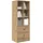 vidaXL Highboard 45,5 x 34 x 127 cm braun