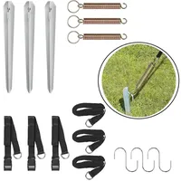 PRO PLUS ProPlus Abspannset Vorzelt 3x 5,10 m (4.00+1,10m)