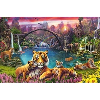 Ravensburger Puzzle Tiger in paradiesischer Lagune