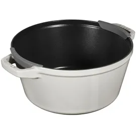 Staub Cocotte Kochtopfset 2-tlg. weiß