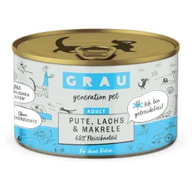 Grau Adult Getreidefrei x 200 g - Lachs, Makrele