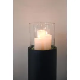 Vivanno Windlichtsäule CANDIRO Schwarz