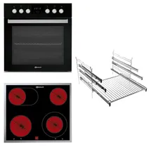 Bauknecht HEKO STAR4.3 EX + Glaskeramikkochfeld 4 Kochelemente