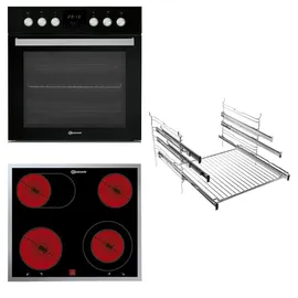 Bauknecht HEKO STAR4.3 EX + Glaskeramikkochfeld 4 Kochelemente