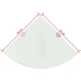 Glasregal Wandregal Glasboden Glasablage Glas Regal Badablage Bad Badezimmer Neu