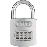 ABUS Zahlenvorhangschloss 160/50 Schlosskörper-B.51mm STA geh.silber Zahlenroll.4