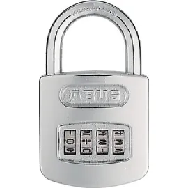 ABUS Zahlenvorhangschloss 160/50 Schlosskörper-B.51mm STA geh.silber Zahlenroll.4