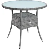 CASARIA Polyrattan Wetterfest Rund 60cm